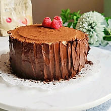 巧克力树桩蛋糕#金龙鱼精英100%烘焙大师赛-爱好组低筋#