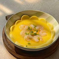玉子豆腐蒸鸡蛋虾仁的做法图解7
