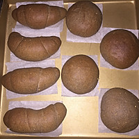 一次性发酵黑米杂粮小面包的做法图解11