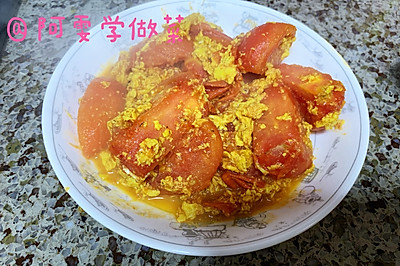 西红柿炒鸡蛋家常菜