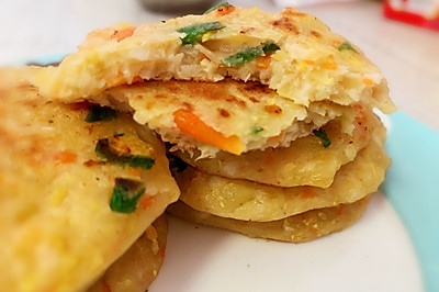 厚烧土豆胡萝卜蔬菜饼