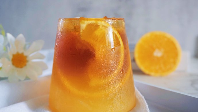 冬日依旧不能少的香橙冰美式