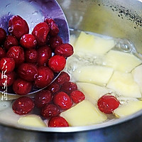 #“莓”好春光日志# 蔓越莓山药苹果梨糖水的做法图解4