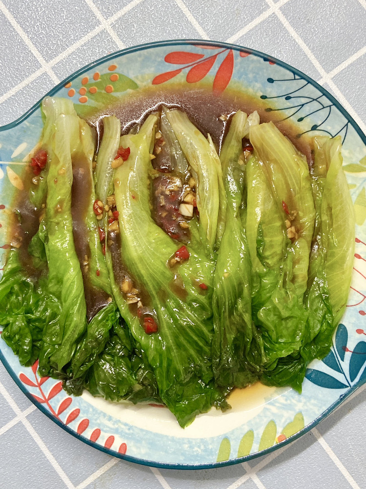 蒜蓉蚝油生菜的做法