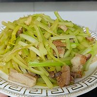 芹菜炒肉的做法图解9