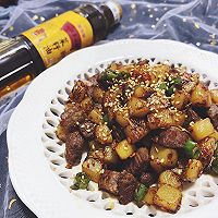 孜然土豆牛肉粒的做法图解12