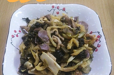 酸香炒鸡杂