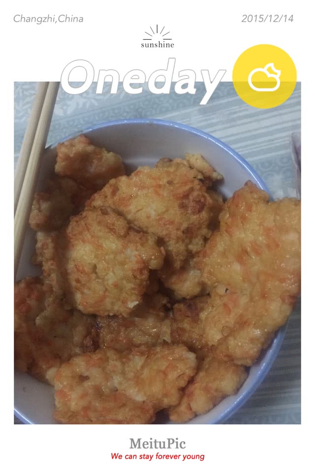 鸡蛋虾饼
