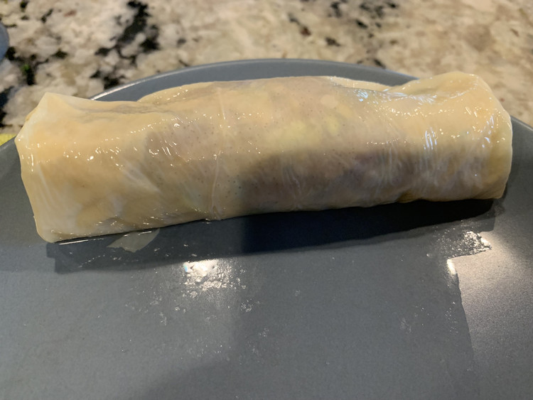 腐皮卷（可油炸可蒸着吃）的做法