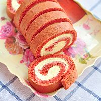 红丝绒蛋糕卷#长帝烘焙节（刚柔阁）#的做法图解13