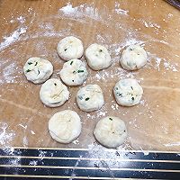 #福临门 福寿天成#早餐发面葱花饼㊙️的做法图解7