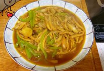 杏鲍菇辣椒瘦肉组合小炒的做法
