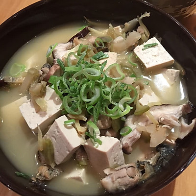 淡菜榨菜豆腐汤
