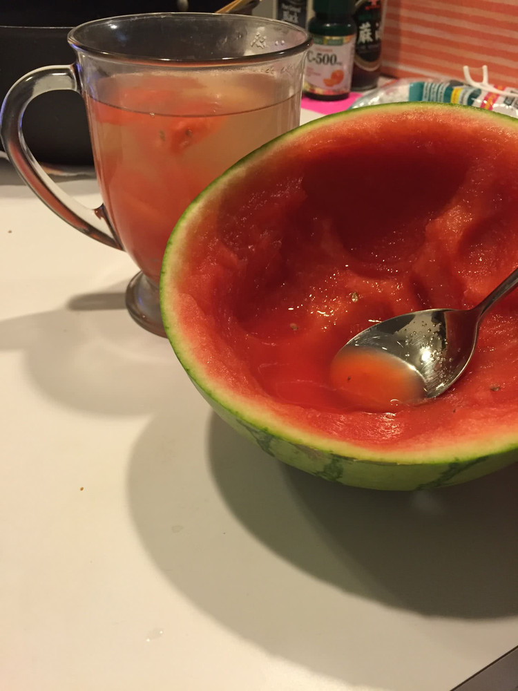 西瓜茶的做法