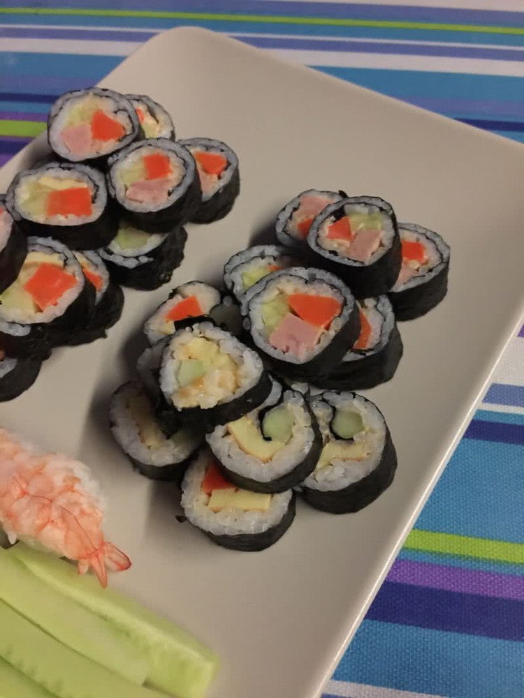 青瓜寿司的做法