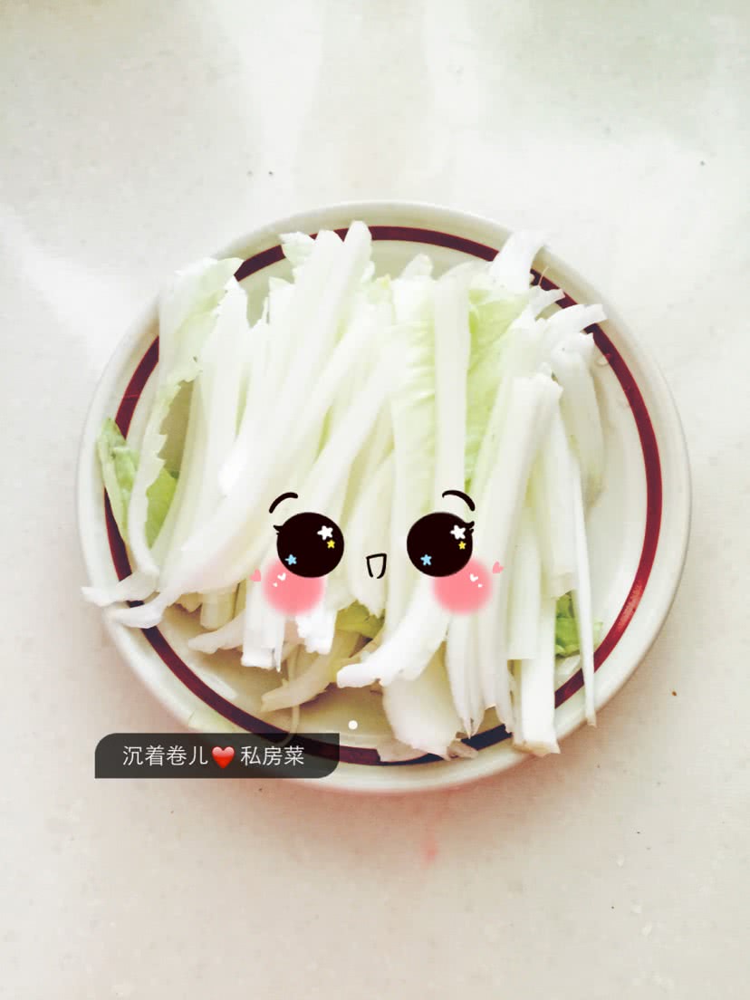 羊肉君爱白菜小姐 羊肉白菜汤的做法图解2