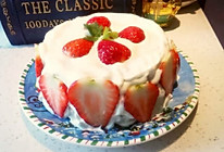 电饭煲草莓鲜奶蛋糕的做法