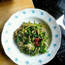 十分钟快手菜♥芹菜青椒杏鲍菇