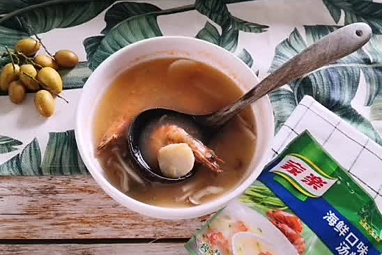地摊美食–暖暖海鲜汤的做法