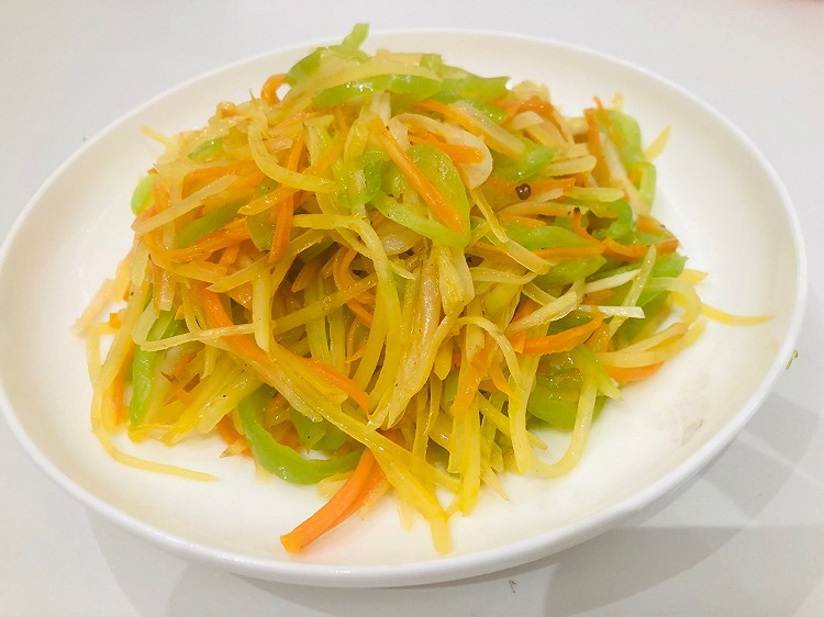 炒三丝的做法