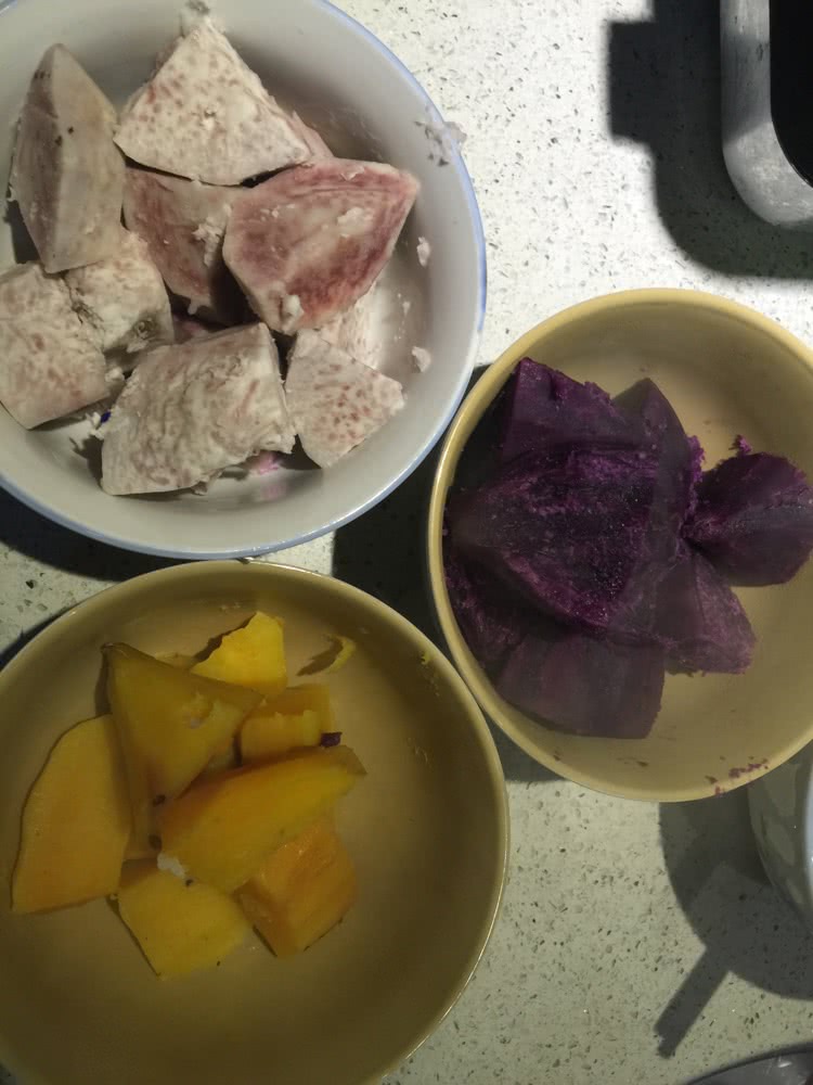 手工芋圆红豆沙的做法图解2