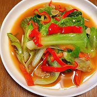 #测测你的夏日美食需求#鸡汁生菜的做法图解5