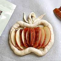 #一学就会快手菜#圣诞风琴烤苹果饼（独创）的做法图解5
