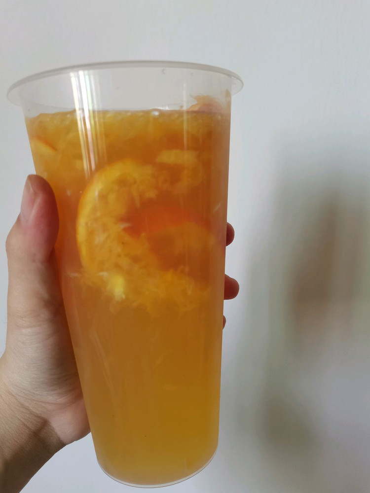 橙香十足的橙子茉莉绿茶的做法