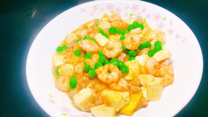 豌豆虾仁豆腐