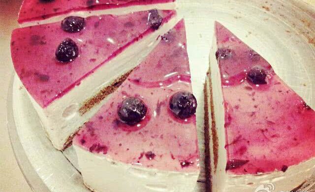 蓝莓慕斯蛋糕（超简易）