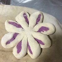 紫薯花馒头的做法图解5
