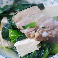 咸肉炖青菜豆腐的做法图解7