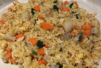 三步曲—美味素菜炒米饭的做法