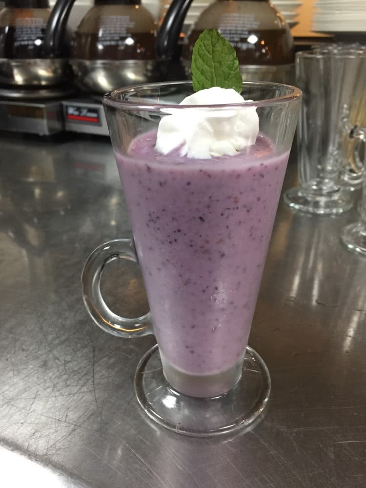 蓝莓牛奶冰沙的做法
