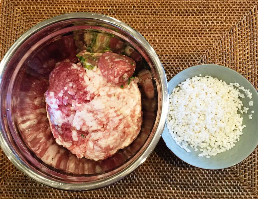 糯米肉圆的做法图解1