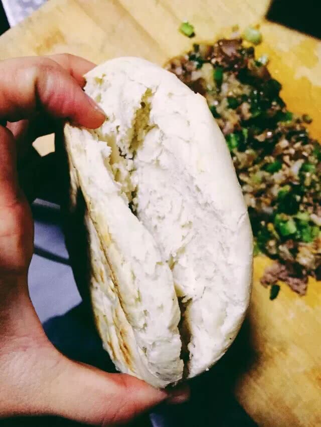 电饼档肉夹馍的做法图解5