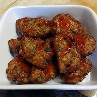 香酥银鱼饼的做法图解7