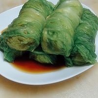 鸡肉白菜卷的做法图解6