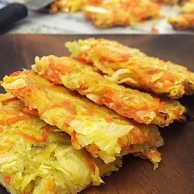 胡萝卜包菜饼——素食·一人食