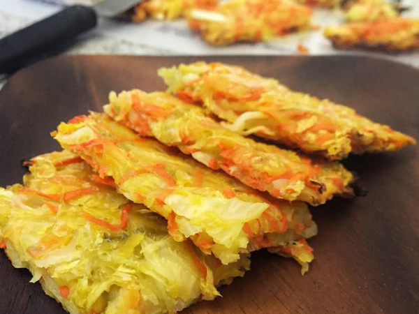 胡萝卜包菜饼——素食·一人食