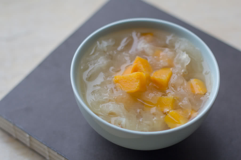 Sweet potato and tremella soup