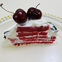 甜品爱好者必看｜网红版红丝绒车厘子蛋糕的做法图解19