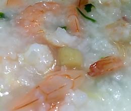 瑶柱鲜虾粥的做法