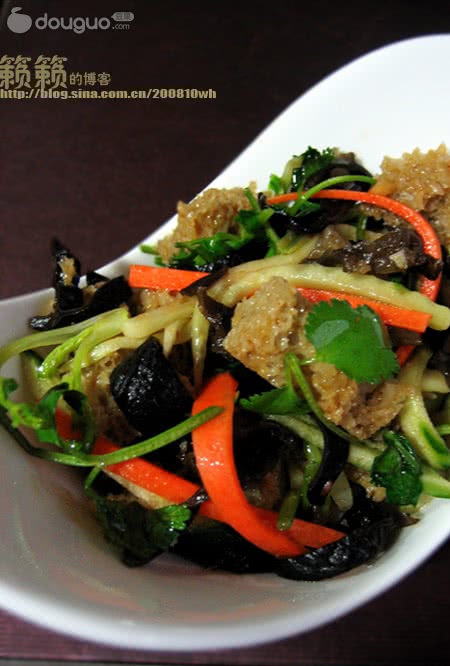 Stir fried bran