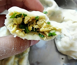 韭菜苔鸡蛋水饺的做法