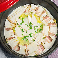 最好吃没有之一的大白菜——火腿笋片白菜锅的做法图解3