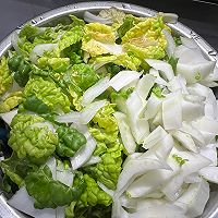 虾皮炒黄心菜的做法图解1