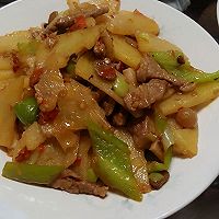 土豆片炒肉的做法图解7