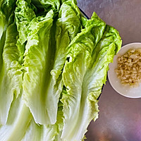 #我们约饭吧#五分钟快炒脆脆的蚝油生菜的做法图解1