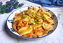 虾炒年糕#父亲节，给老爸做道菜#的做法